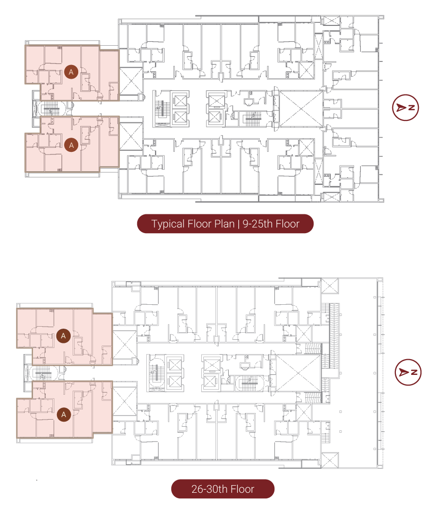 Type A floor location