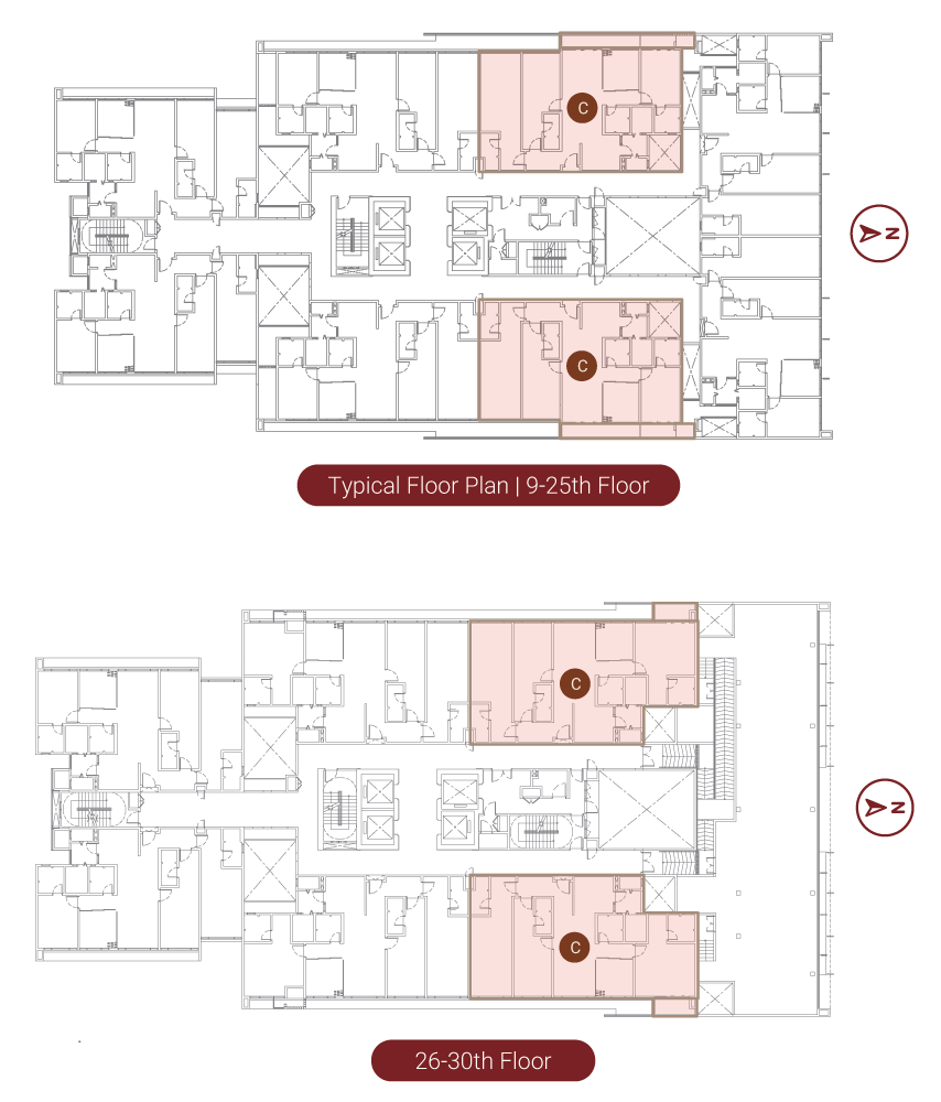 Type C floor location