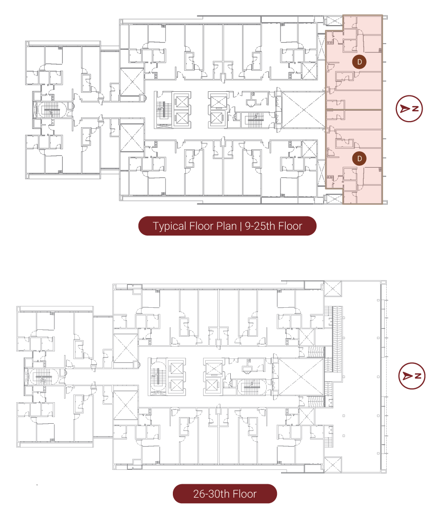 Type D floor location
