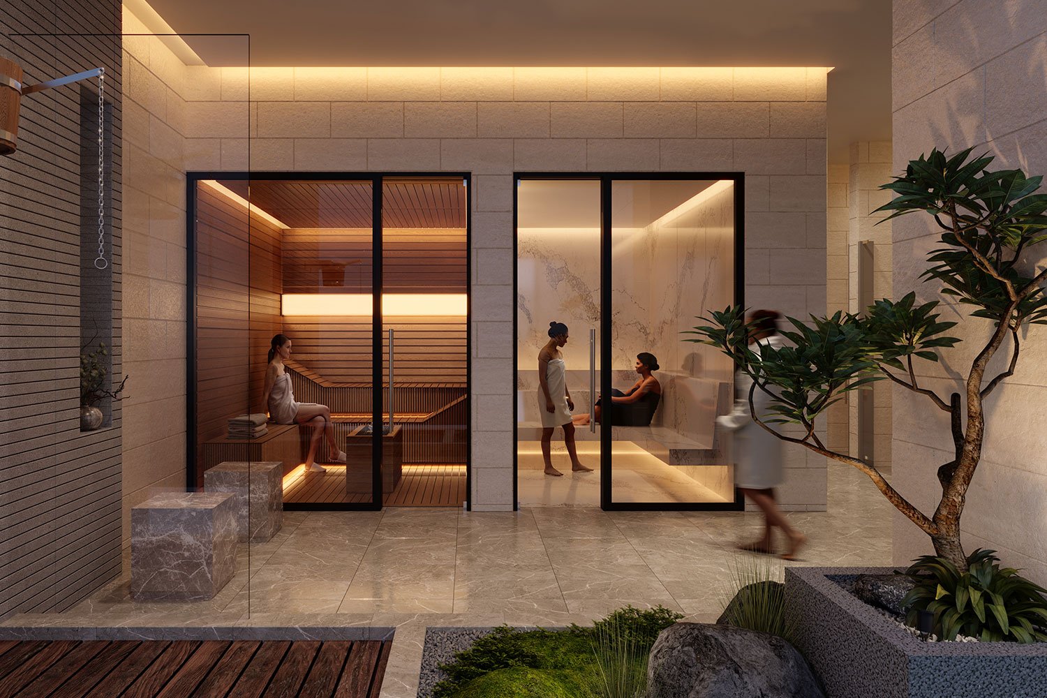 Infrared Sauna and Steam Room