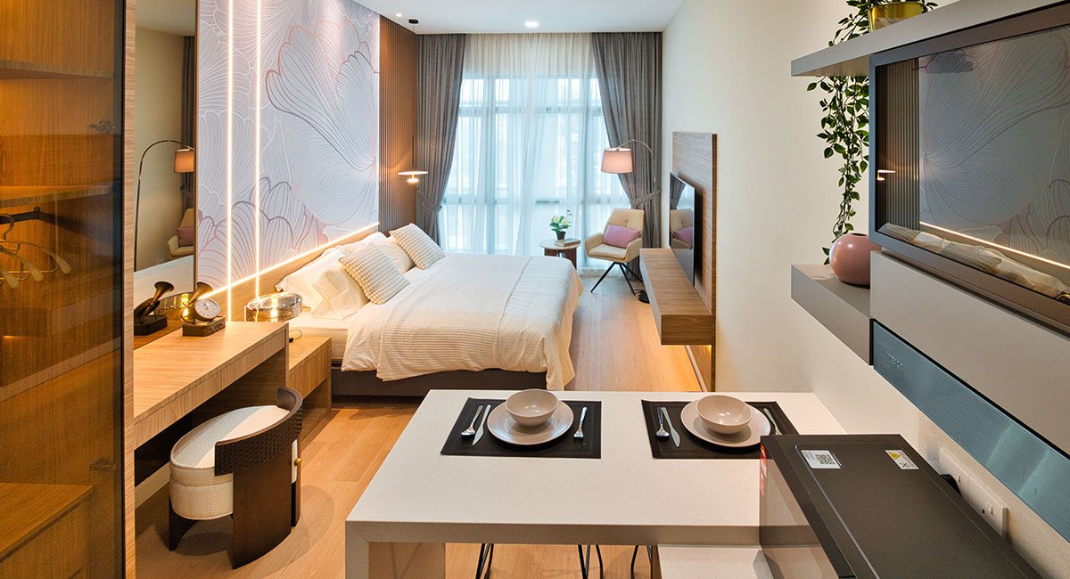 Self-contained rental suite